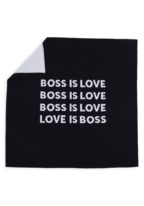 Coperta con slogan HUGO BOSS KIDS | J53570849